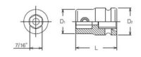 Koken Schlagfest 1/2" Bit Holder